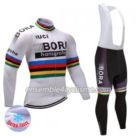 Tenue Maillot M/L + Collant à Bretelles 2017 Bora-Hansgrohe Hiver Thermal Fleece N002